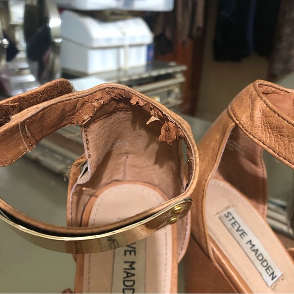 Steve Madden Women's Brown  Platform Wedge Size 7.5M - Picture 9 of 11